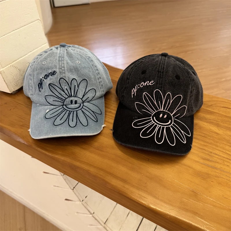 Unisex Grafik-Denim-Cap Skanto
