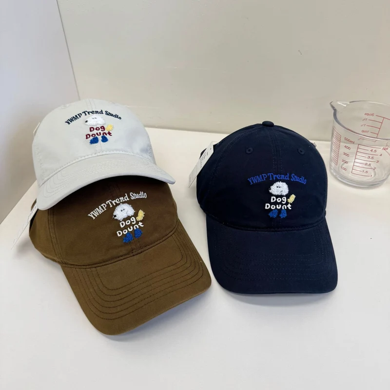 Unisex bestickte Baseball Caps mit Hundemotiv Skanto