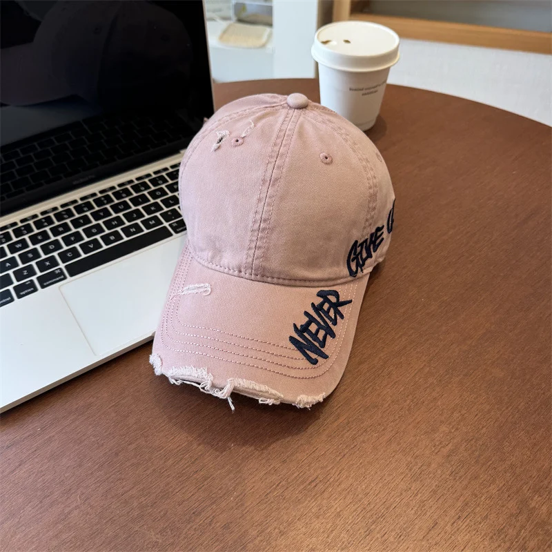 Unisex Distressed Grafik-Baseballkappe Skanto