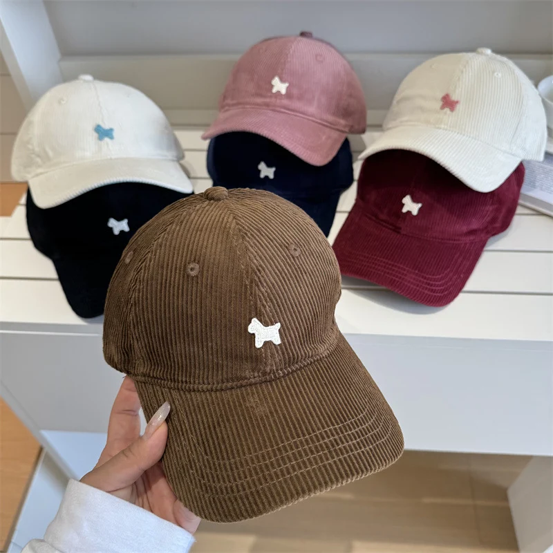 Baseballkappe aus Cord für Damen Skanto