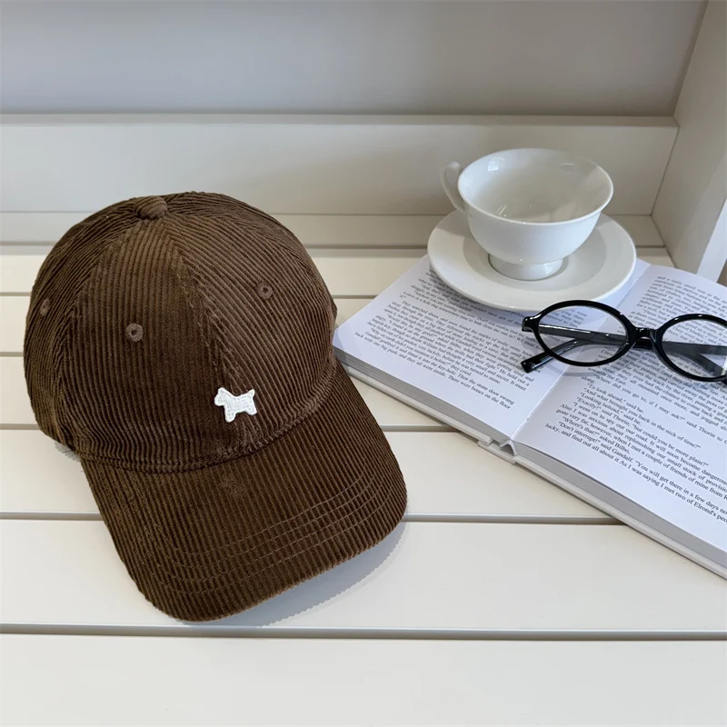 Baseballkappe aus Cord für Damen Skanto