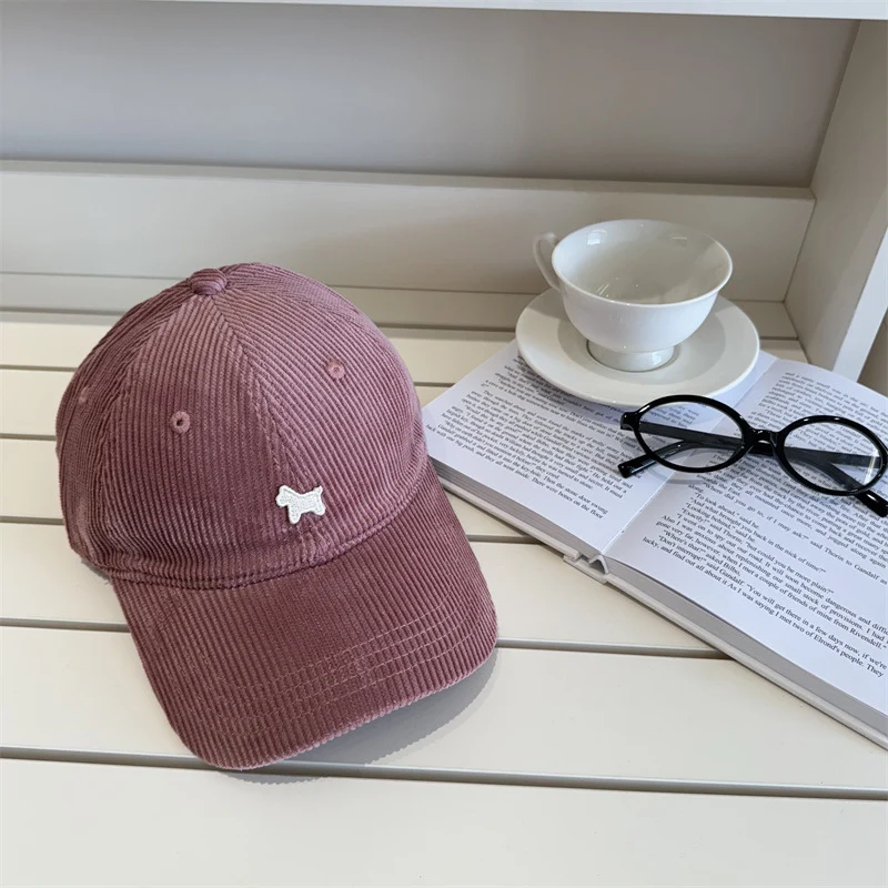Baseballkappe aus Cord für Damen Skanto