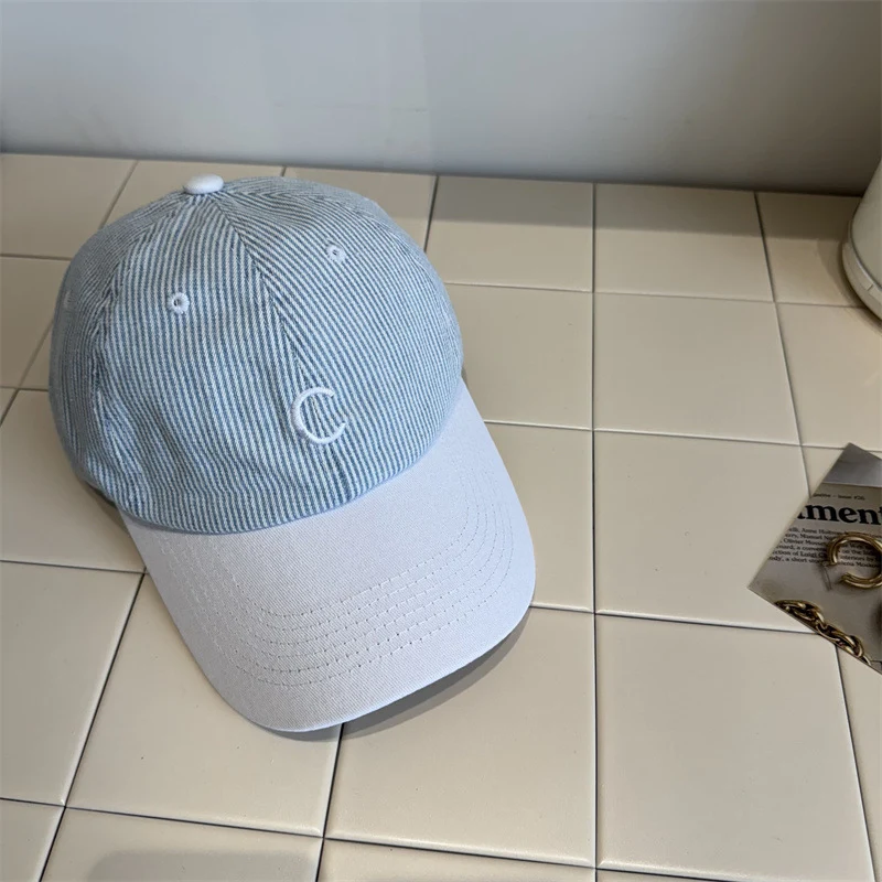 Klassische gestreifte Baseballkappe für Herren Skanto