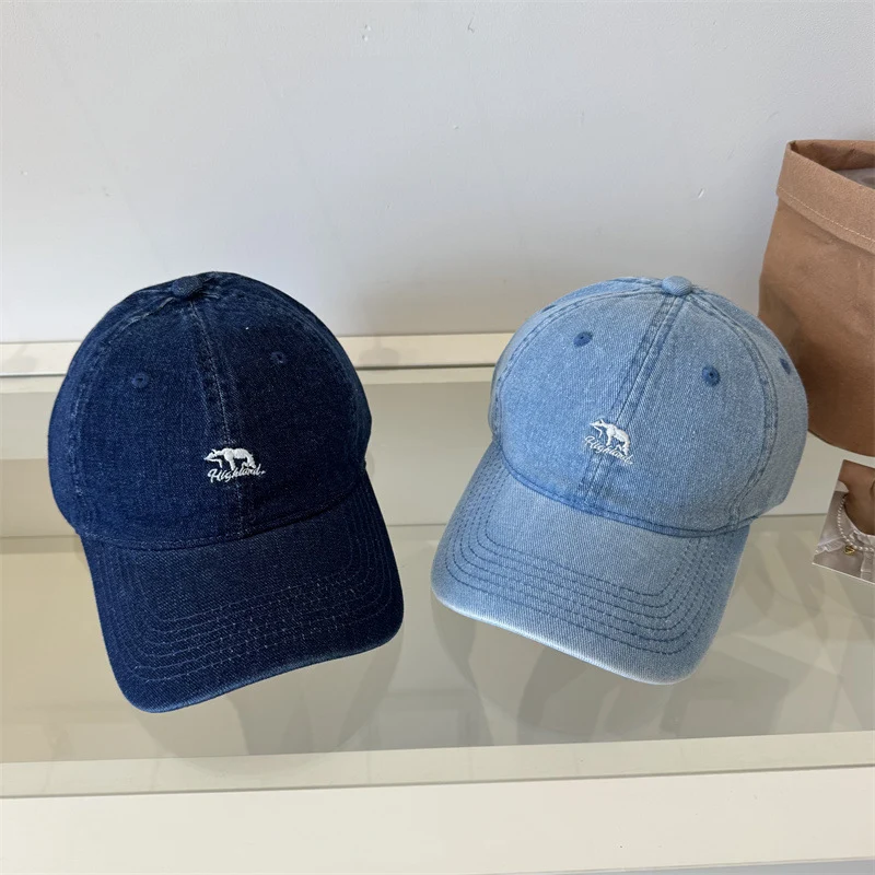 Damen Klassische Denim-Baseball-Cap Skanto