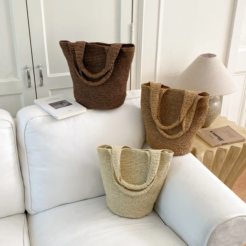 Handgemachte Strohtasche Skanto