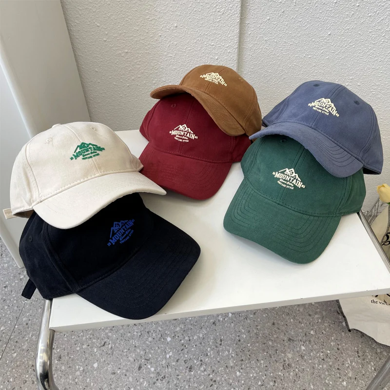 Vintage-inspirierte Berg-Grafik Baseballkappe für Herren Skanto