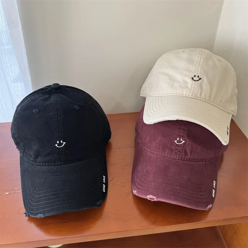 Damen Freizeit-Cap mit Smile-Stickerei Skanto