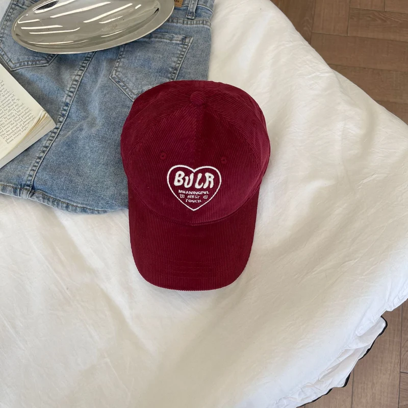 Damen Baseballkappe aus strukturiertem Cord Skanto