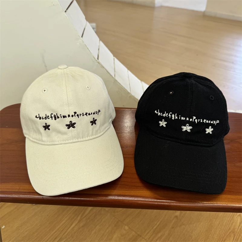 Damen Lässige Baumwoll-Baseballkappe mit Stickerei Skanto