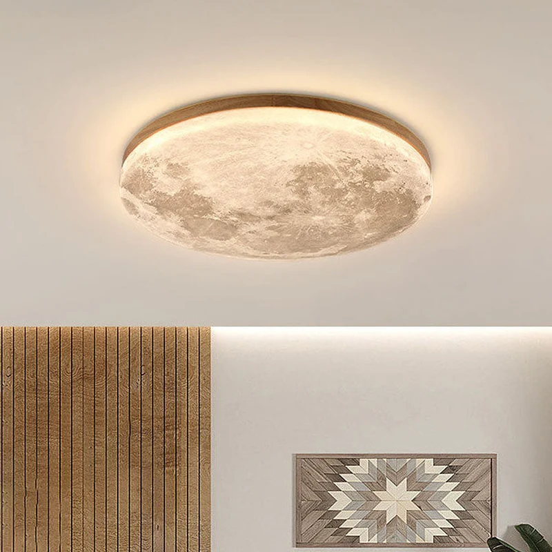 Moon Round | Minimalistische runde LED-Deckenleuchte | Skanto
