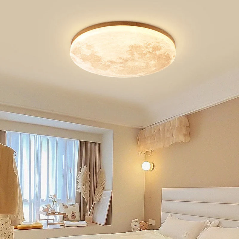 Moon Round | Minimalistische runde LED-Deckenleuchte | Skanto
