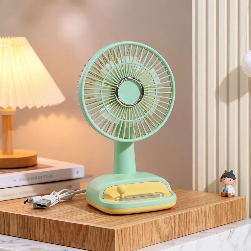 Damen-Schreibtischventilator mit flexiblem Neigungswinkel Skanto