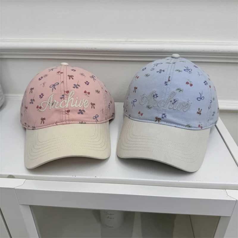 Damen Baseballkappe mit Blumenstickerei Skanto