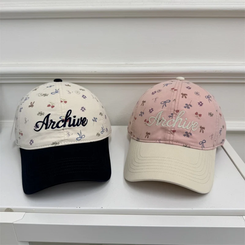 Damen Baseballkappe mit Blumenstickerei Skanto