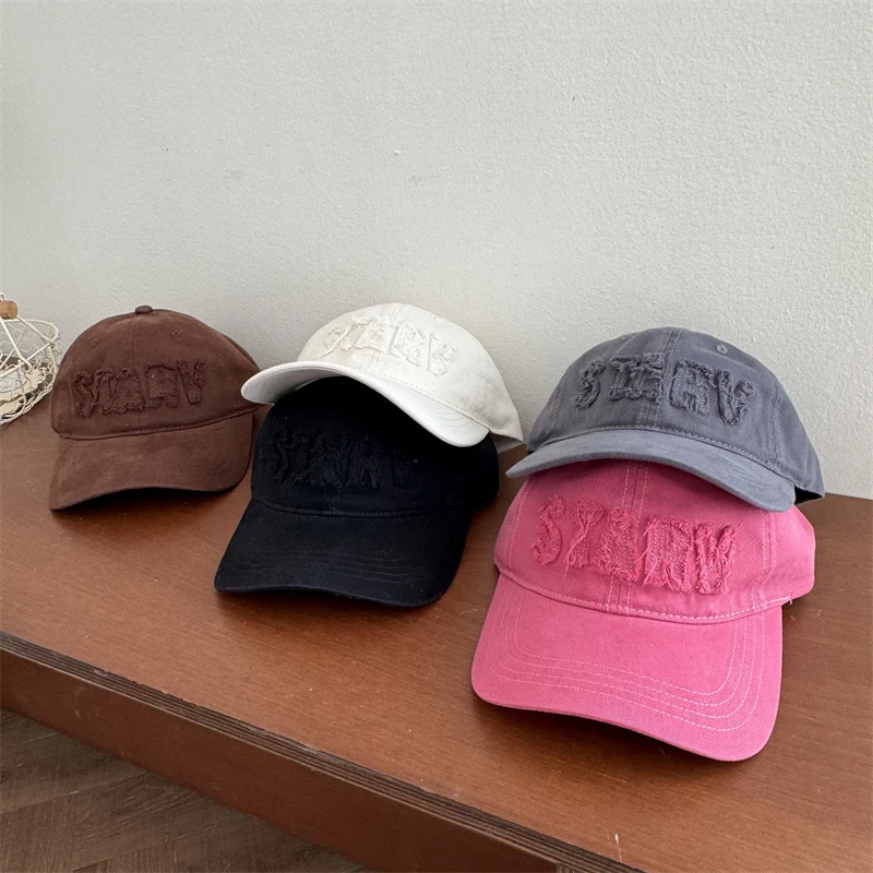 Damen Lässige Distressed-Baseballkappe Skanto