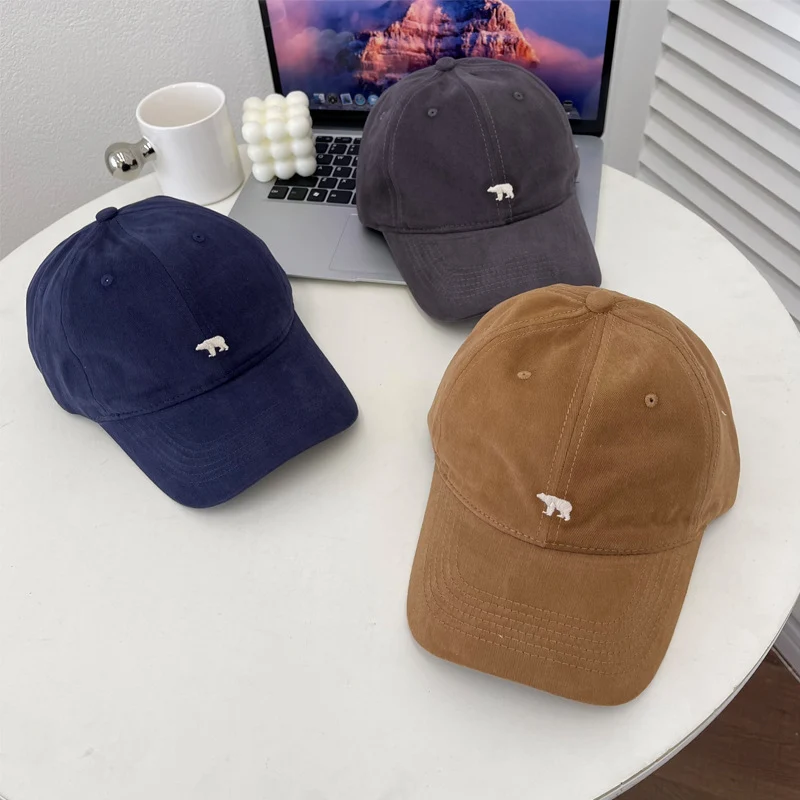 Damen Lässige Baumwoll-Baseballkappe mit Stickerei Skanto