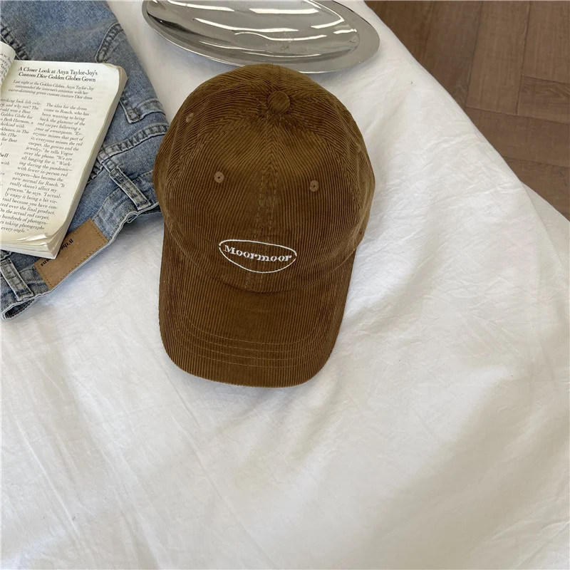 Damen lässige Cord-Baseballkappe Skanto