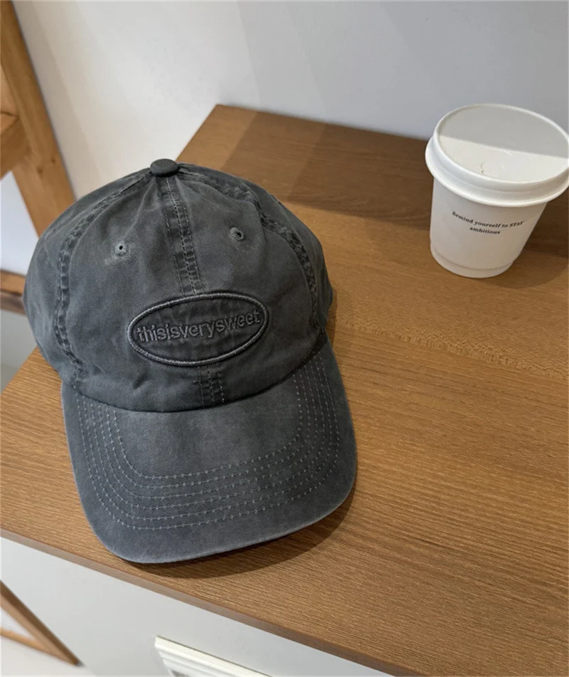 Lässige Used-Look Baseballkappe aus Baumwolle für Herren Skanto