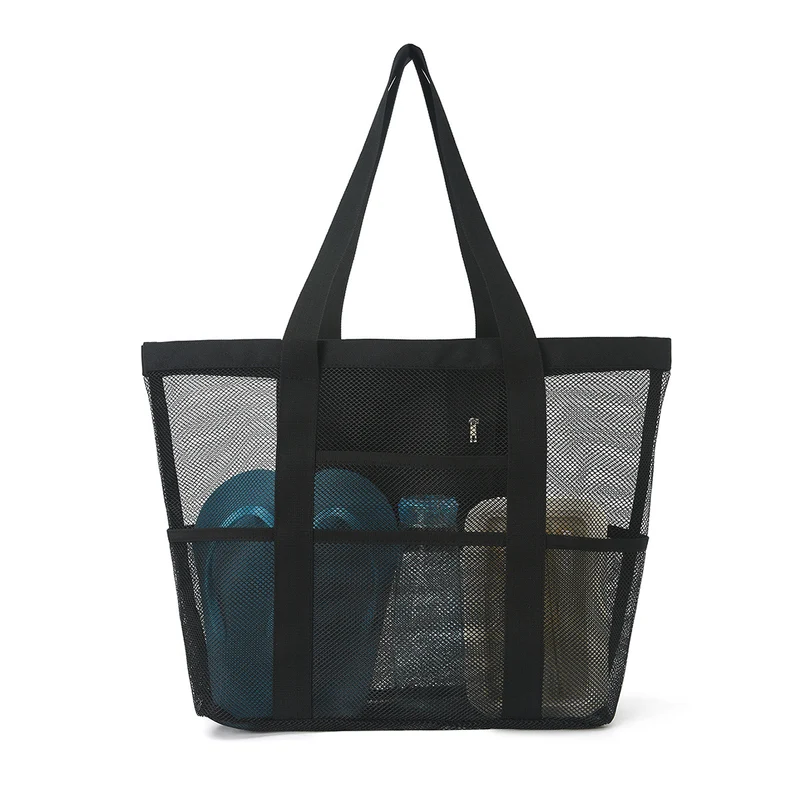 Große Strandtasche aus atmungsaktivem Mesh-Material Skanto