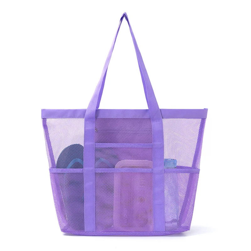 Große Strandtasche aus atmungsaktivem Mesh-Material Skanto