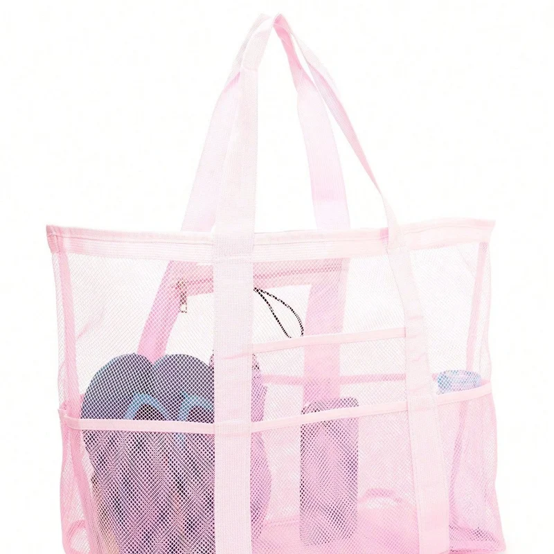 Große Strandtasche aus atmungsaktivem Mesh-Material Skanto