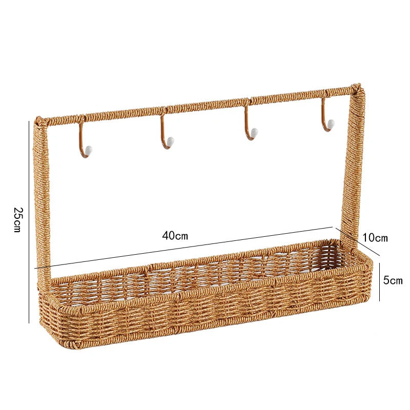 Dekorativer geflochtener Organizer Skanto