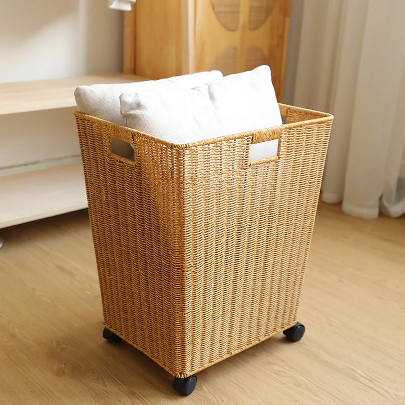 Quadratische geflochtene Aufbewahrungsbox Skanto