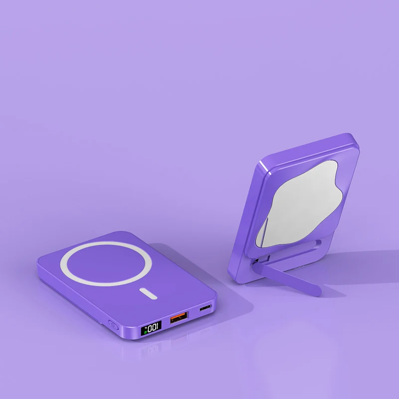 Tragbare Powerbank mit integriertem Spiegel Skanto