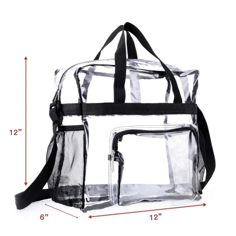 Transparente Handtasche mit strukturiertem Design Skanto