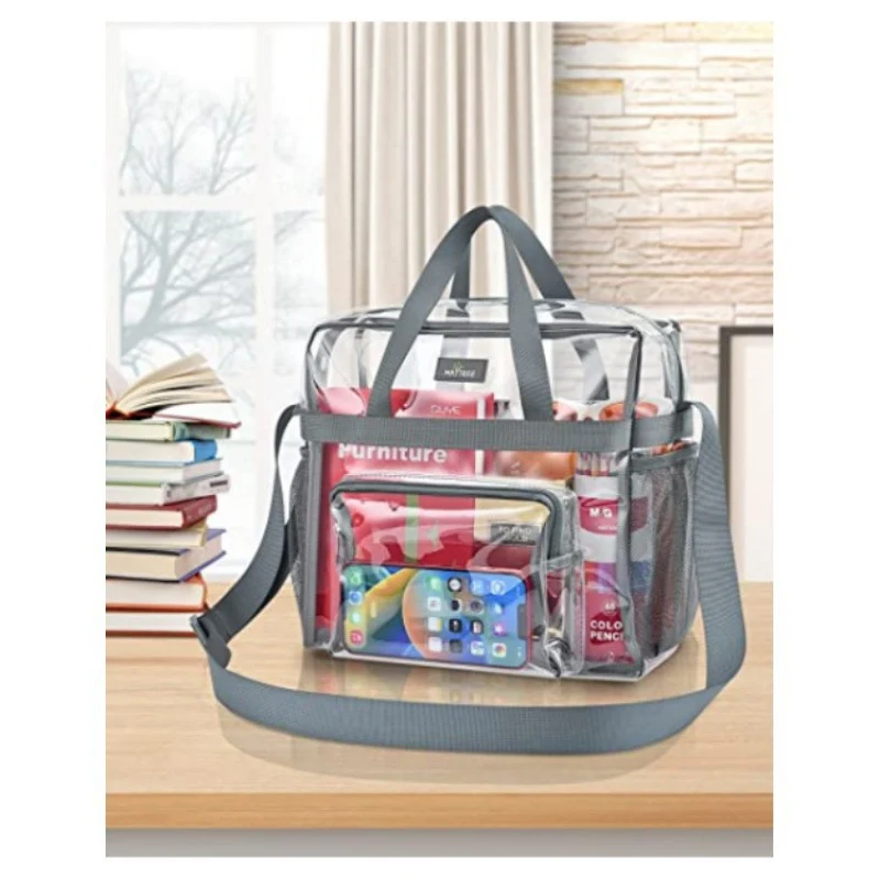 Transparente Handtasche mit strukturiertem Design Skanto