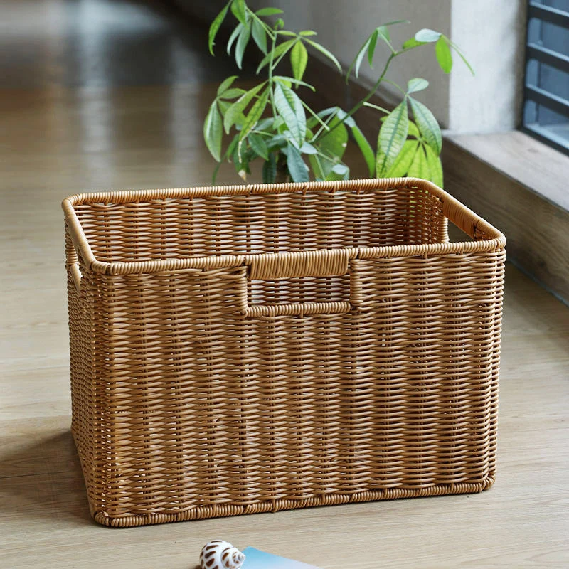 Geflochtener Aufbewahrungskorb mit ergonomischem Griff Skanto