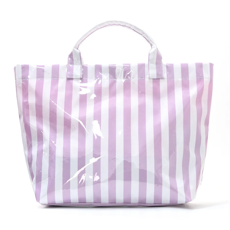 Strandtasche mit buntem Karomuster und wasserabweisender Beschichtung Skanto