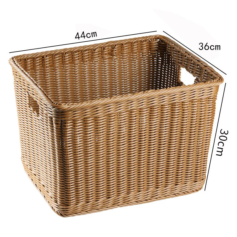 Premium handgeflochtener Rattan-Aufbewahrungskorb Skanto
