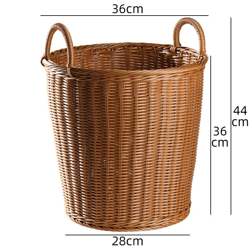 Premium handgeflochtener Rattan-Aufbewahrungskorb Skanto