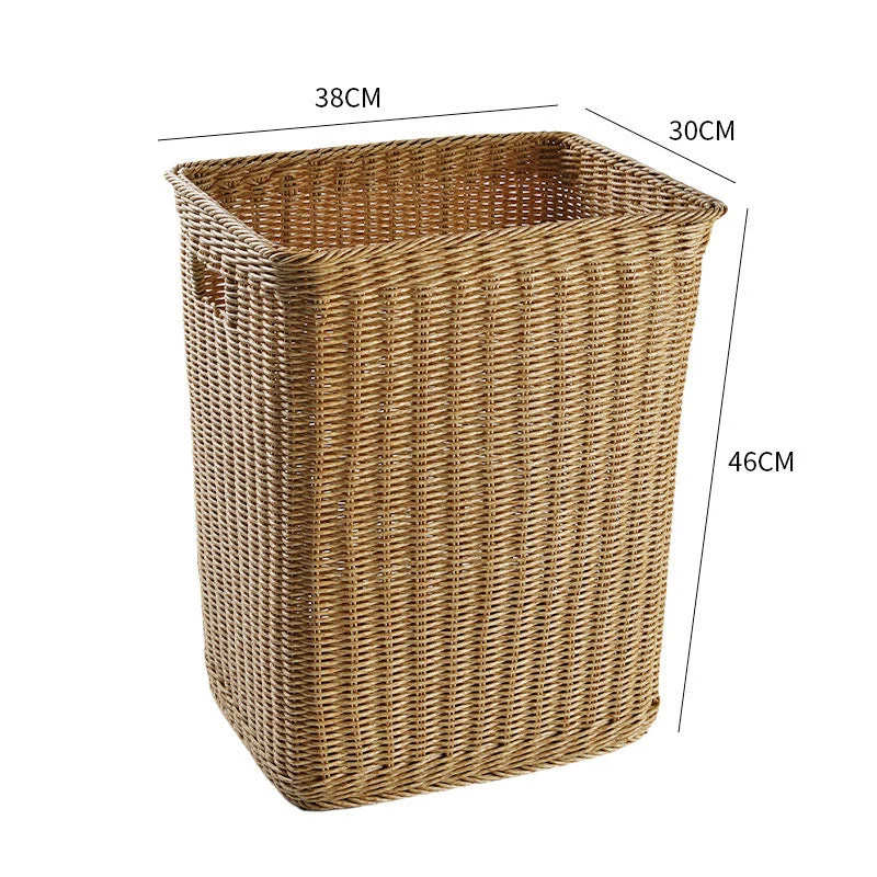 Premium handgeflochtener Rattan-Aufbewahrungskorb Skanto