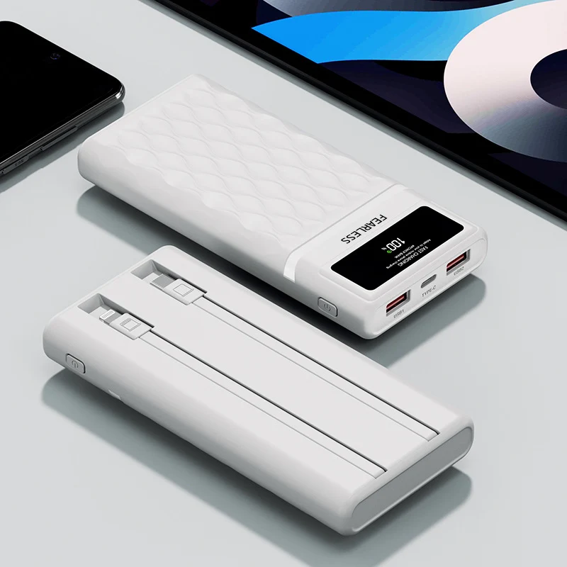 Powerbank mit integriertem LED-Display und zwei USB-Anschlüssen Skanto