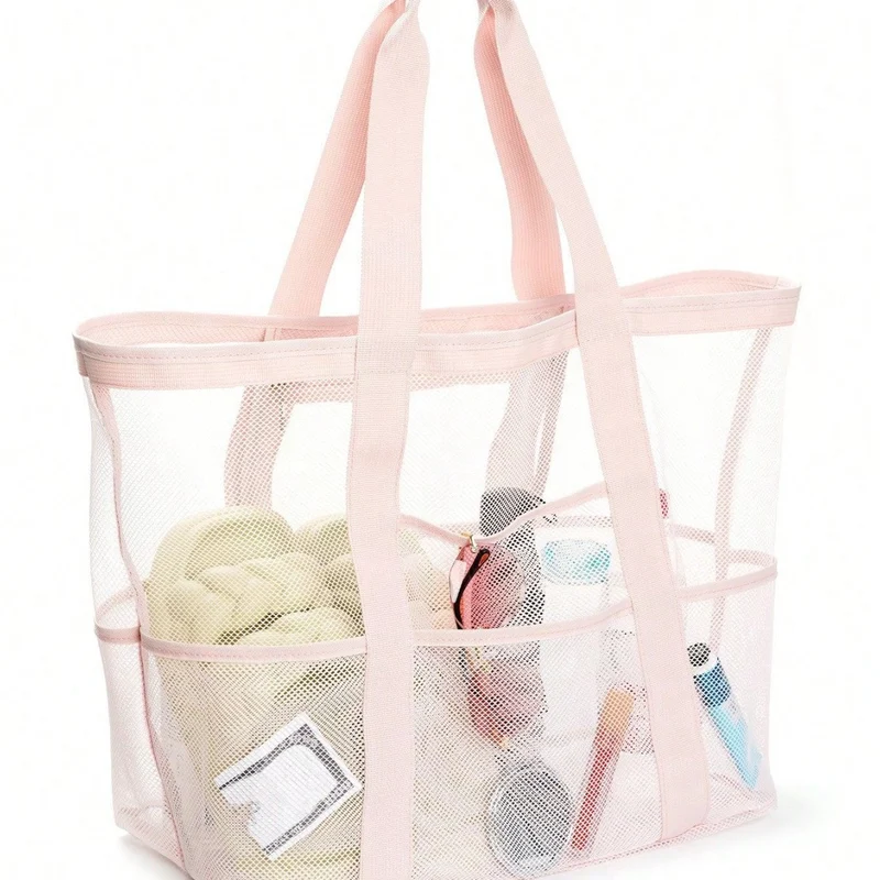 Praktische Strandtasche im Mesh-Design Skanto