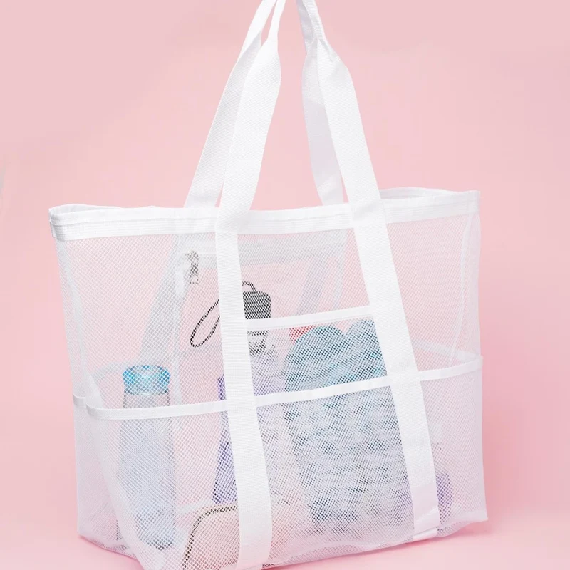Praktische Strandtasche im Mesh-Design Skanto