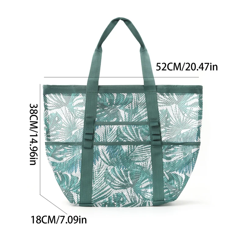 Netz-Strandtasche mit farbenfrohem Design Skanto