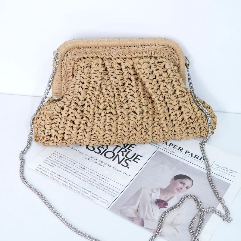 Handgemachte Schultertasche aus Naturmaterialien Skanto
