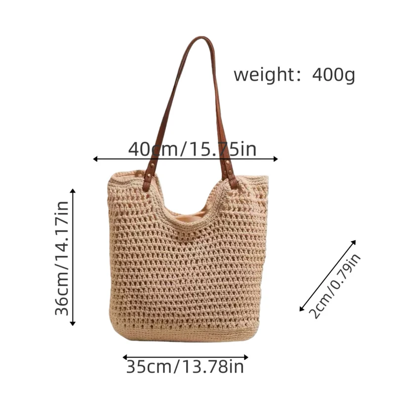 Handgemachte Schultertasche aus Naturmaterialien Skanto