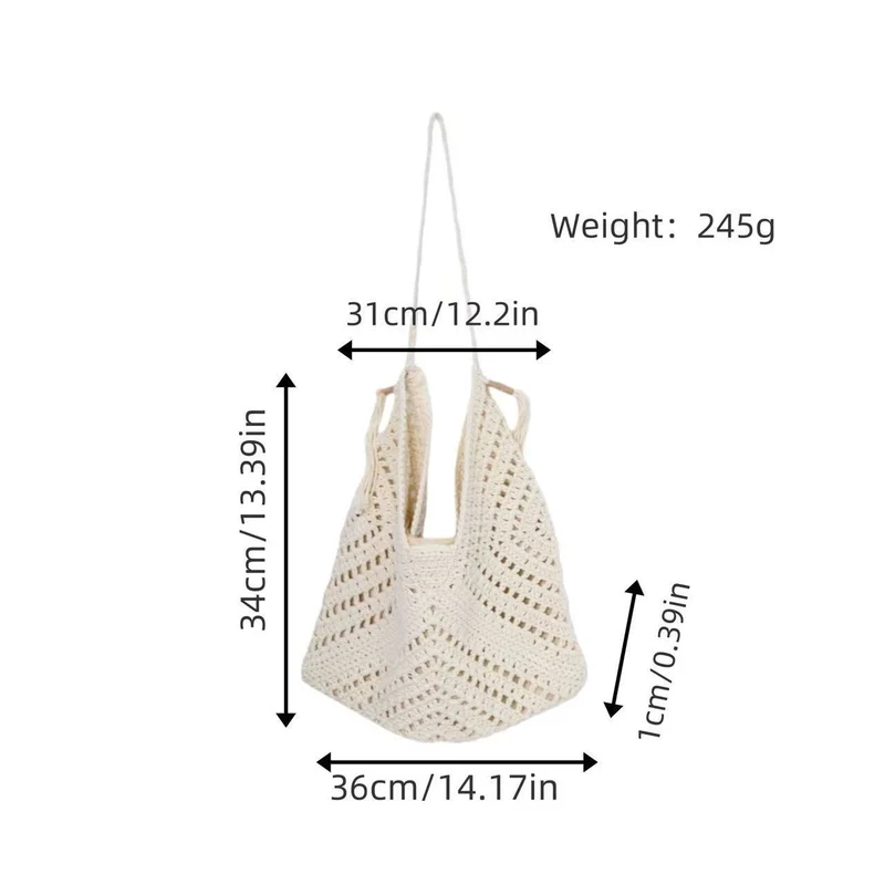 Handgemachte Netztasche Skanto