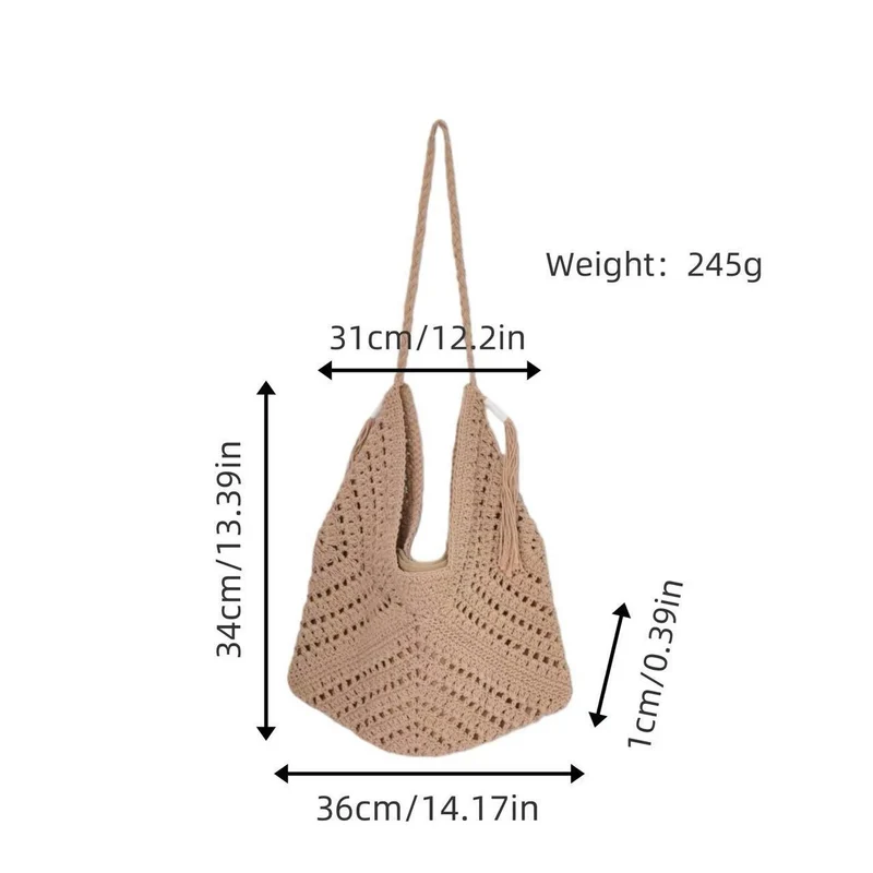 Handgemachte Netztasche Skanto