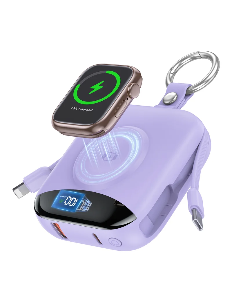 Tragbare kabellose Powerbank mit integriertem LED-Display Skanto