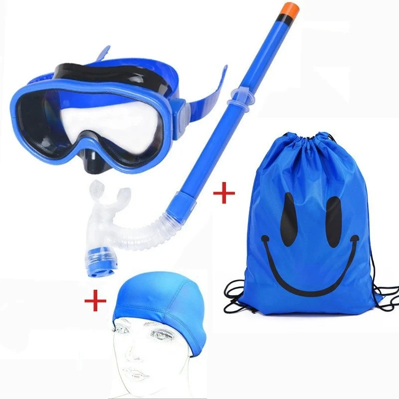 Tauchmasken-Set mit atmungsaktivem Schnorchel und wasserdichtem Rucksack Skanto