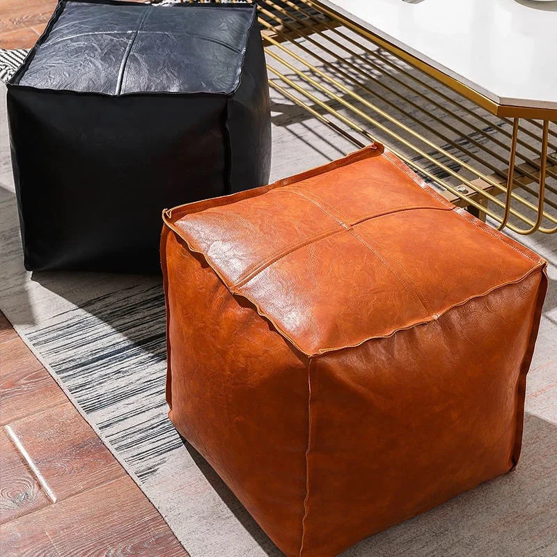 Damen-Komfort-Pouf aus hochwertigem Kunstleder Skanto
