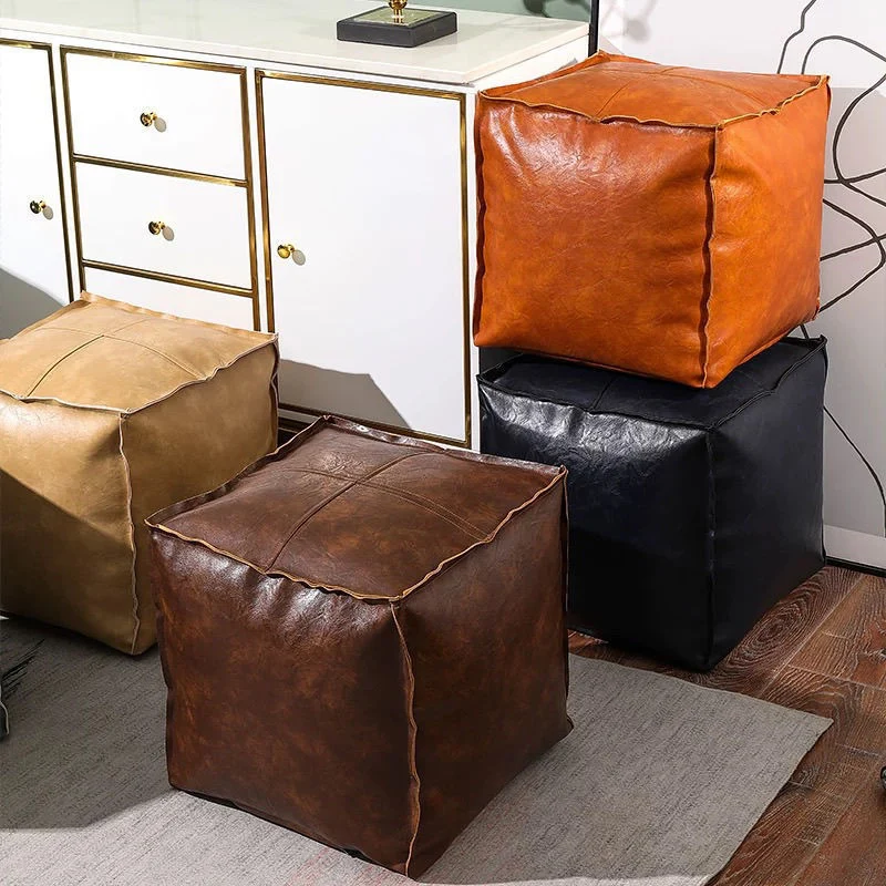 Damen-Komfort-Pouf aus hochwertigem Kunstleder Skanto