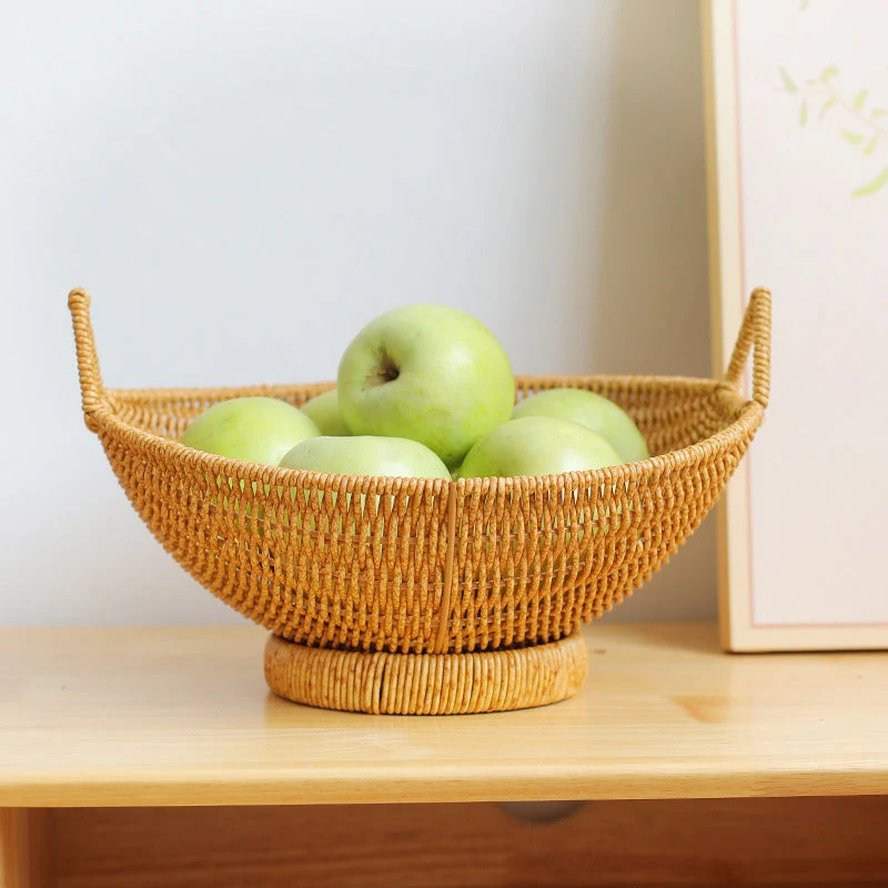 Elegante geflochtene Obstschale Skanto