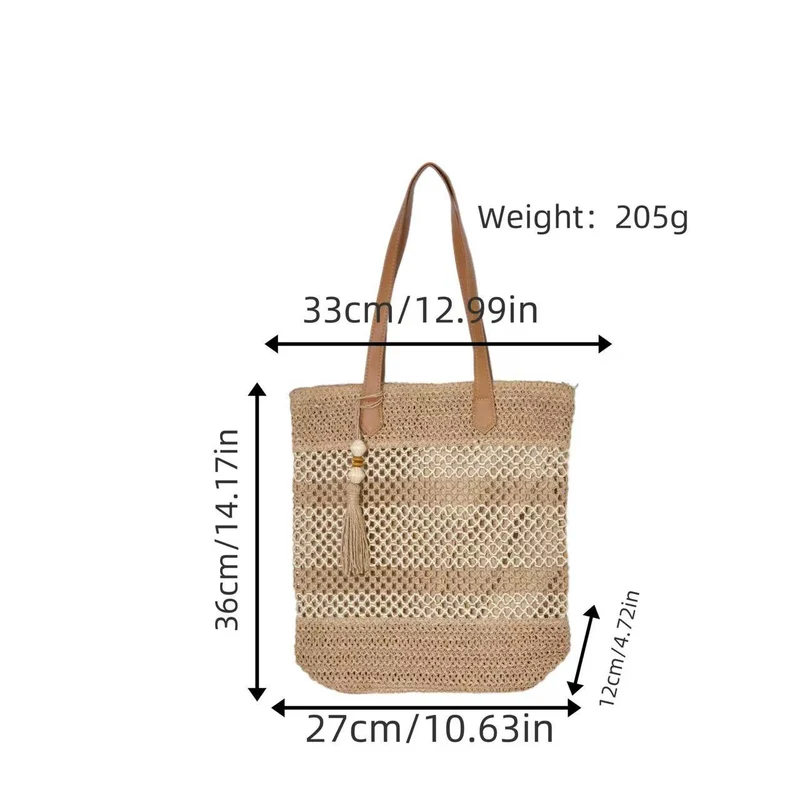 Handgemachte Netz-Strandtasche Skanto