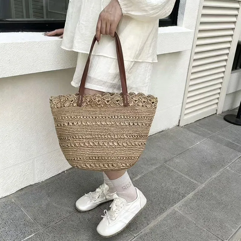 Handgemachte Makramee Strandtasche Skanto